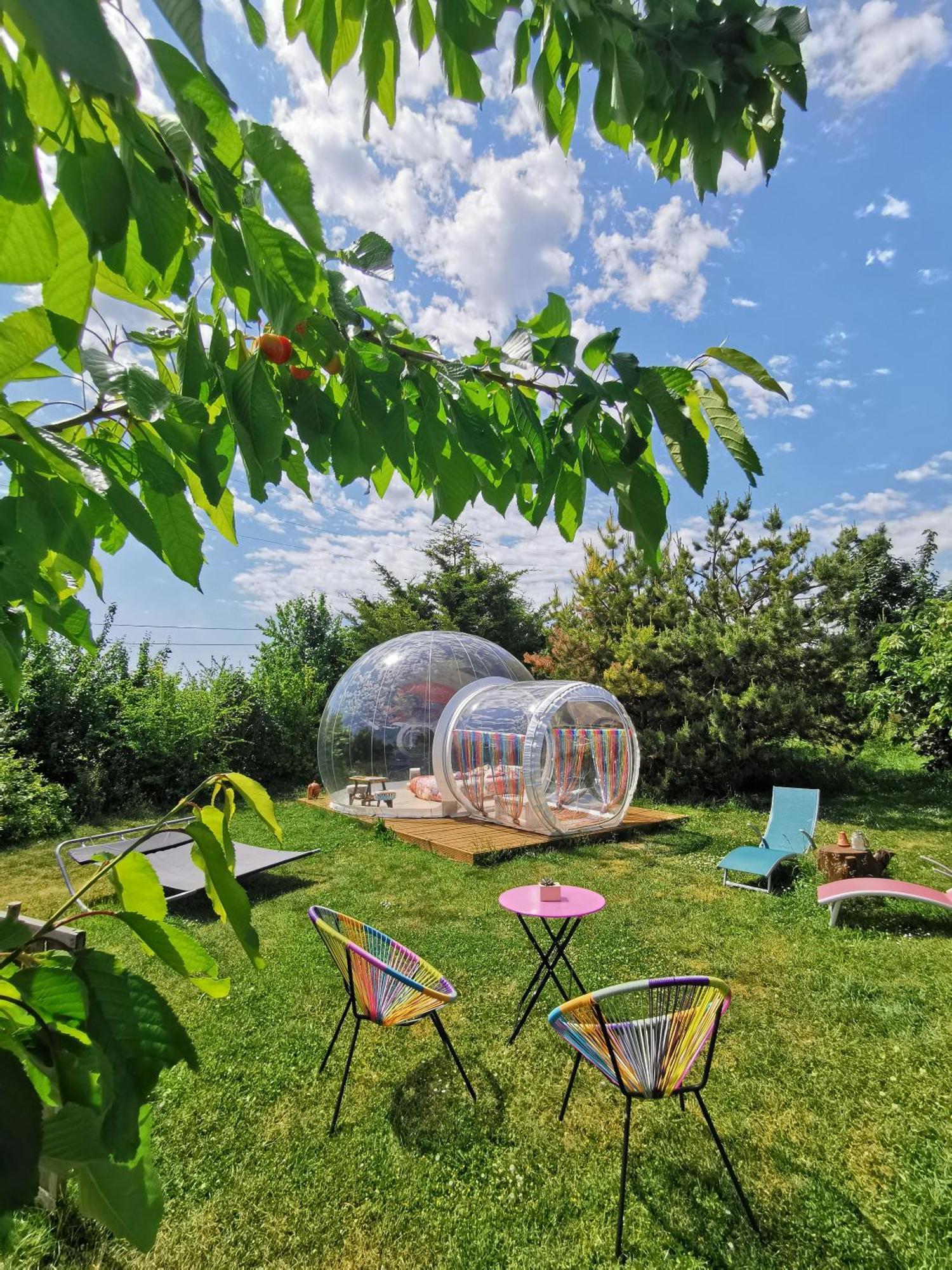 Bed and Breakfast La Bulle Des Champs Champmotteux Exterior foto